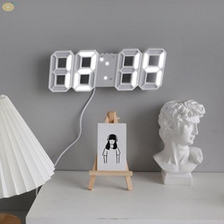 【VARSTR】Alarm Clock Creative 3D Display Temperature LED Digital Voice Control Function