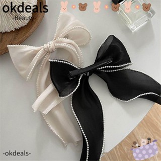 OKDEALS กิ๊บติดผม ประดับโบว์ สําหรับผู้หญิง
