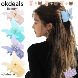 OKDEALS กิ๊บติดผมอะคริลิค รูปผีเสื้อ สําหรับงานแต่งงาน