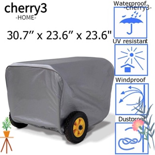 Cherry3 ผ้าคลุมเครื่องกําเนิดไฟฟ้า ผ้าออกซ์ฟอร์ด 210D ป้องกันรังสียูวี กันน้ํา