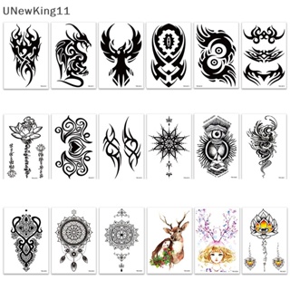 Unewking สติกเกอร์รอยสักชั่วคราว กันน้ํา สําหรับผู้ชาย และผู้หญิง