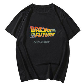  พิมพ์ลาย เสื้อยืดแขนสั้นลําลอง พิมพ์ลายกราฟฟิค Back To The Future แฟชั่นฤดูร้อน สไตล์ฮาราจูกุ สําหรับผู้ชาย และผู้หญิง