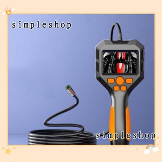 SIMPLE Borescope กล้องเอนโดสโคป หน้าจอ HD หน้าจอ 2.8 นิ้ว IP68 กันน้ํา พร้อมไฟ 8 ดวง