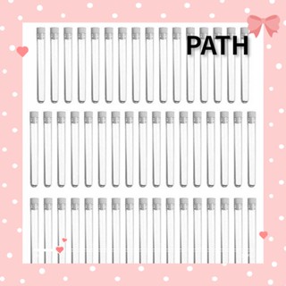 PATH หลอดทดลองวิทยาศาสตร์ แบบใส ขนาด 12×100 มม. พร้อมฝาปิด 8 มล. สําหรับตกแต่งบ้าน 50 ชิ้น