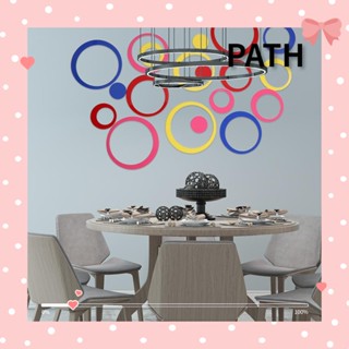 PATH สติกเกอร์ติดผนัง ทรงกลม 3D DIY 5 ชิ้น/ชุด