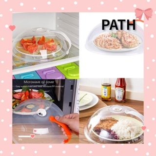 Path ฝาครอบอาหาร พลาสติก ถอดออกได้ กันกระเด็น สําหรับไมโครเวฟ