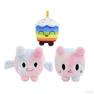 Eula Roblox Pet Simulator X Plush Dolls Big Game Colorful Cat with Wings Rainbow Cat ตุ๊กตาของเล่นสําหรับเด็กของขวัญ