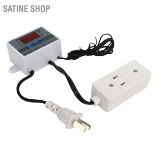 SaTine Shop สวิตช์ควบคุมอุณหภูมิแบบดิจิตอล 1500W 0.1 ℃ ความแม่นยำสูง US Plug 110-220V