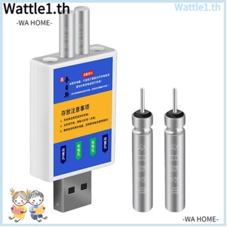 WTTLE ที่ชาร์จแบตเตอรี่อิเล็กทรอนิกส์ CR425 4 หลุม ชาร์จ USB