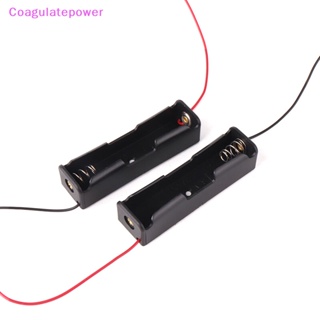 Coa กล่องพลาสติก 3.7V 18650 1 ช่อง 2 ชิ้น พร้อมสายลวด DIY