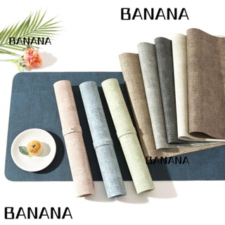 Banana1 แผ่นรองเมาส์หนัง ขนาดใหญ่พิเศษ 80*40 ซม. สไตล์โมเดิร์น สําหรับแล็ปท็อป คอมพิวเตอร์