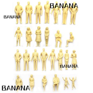 Banana1 โมเดลตัวต่อ รูปคนน่ารัก ของเล่นสถาปัตยกรรม DIY 100 ชิ้น