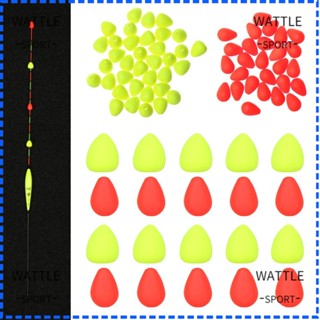 Wattle ทุ่นลอยน้ํา หางถั่ว สีแดง เหลือง 10 50 100 ชิ้น Diy