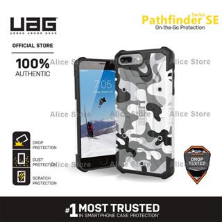 Uag Pathfinder SE Camo Series เคสโทรศัพท์ สําหรับ iPhone 7 Plus / iPhone 8 Plus พร้อมฝาครอบป้องกัน - สีขาว