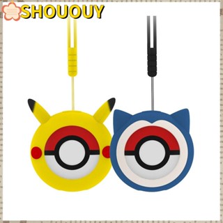 Shououy เคสซิลิโคนใส แบบนิ่ม ลายโปเกม่อน กันกระแทก พร้อมสายคล้อง สําหรับ Pokémon Go Plus+