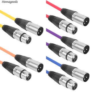 สายเคเบิ้ลลําโพง 3Pin XLR Male to XLR Female ยาว 1 เมตร สําหรับไมโครโฟน เวที DJ *Z [homegoods.th]