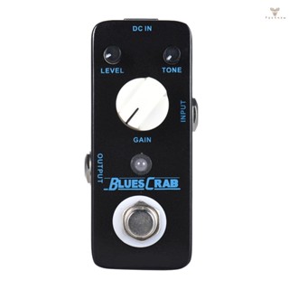 Fw MOOER Blues CRAB Blues Overdrive แป้นเหยียบเอฟเฟคกีตาร์ แบบโลหะ