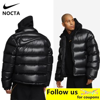 Nike เสื้อแจ็กเก็ต ลาย NOCTA Puffer คุณภาพสูง สไตล์อเมริกัน สําหรับผู้ชาย 100%