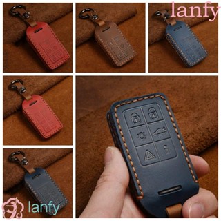 Lanfy เคสกุญแจรีโมตรถยนต์หนัง 5/6 ปุ่ม