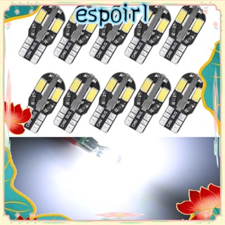 Espo หลอดไฟติดป้ายทะเบียนรถยนต์ 10 ชิ้น 8SMD 5730 12V COB 10 ชิ้น