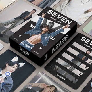 โปสการ์ดรูปภาพ JUNG KOOK LOMO card SEVEN SOLO จํานวน 55 ชิ้น ต่อชุด