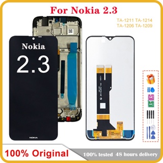 【พร้อมส่ง】แผงหน้าจอสัมผัส Lcd 6.2 นิ้ว พร้อมกรอบ สําหรับ Nokia 2.3 TA-1211 TA-1214 TA-1206 TA-1209 030P