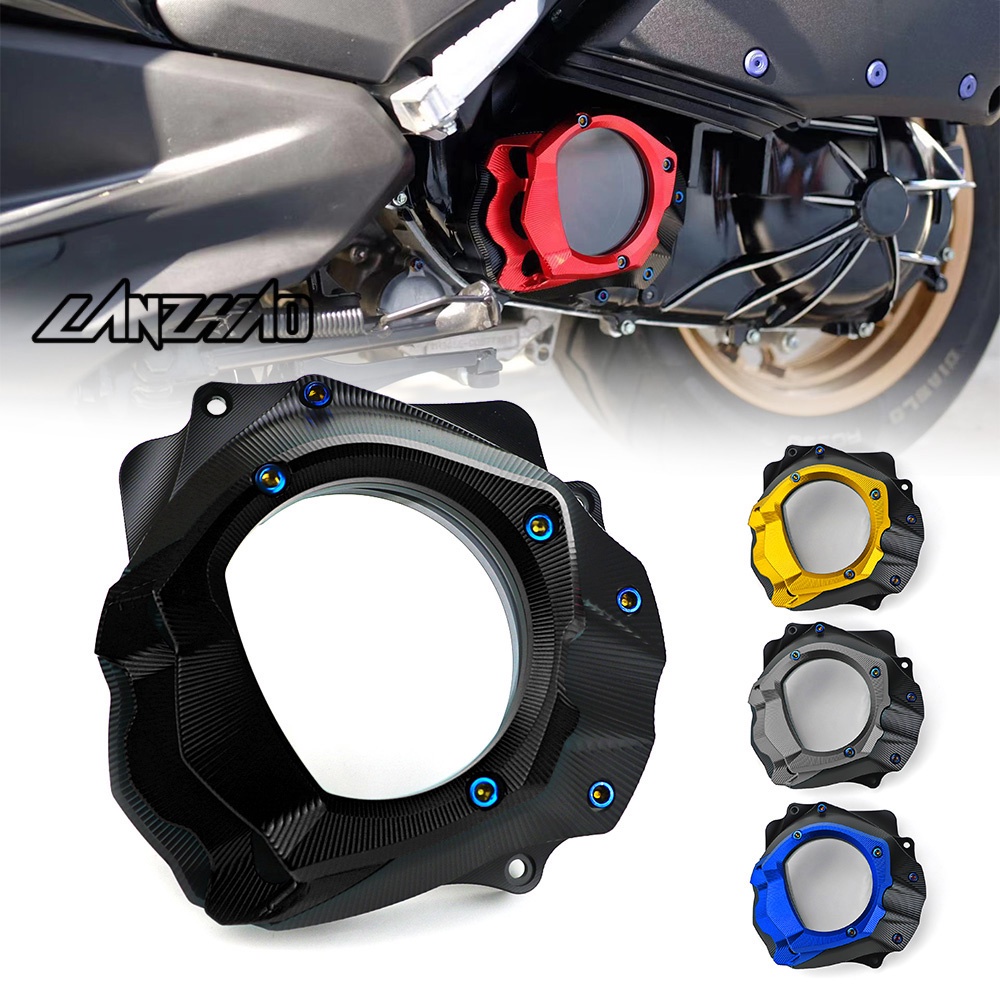 ฝาครอบเกียร์ CNC สําหรับ YAMAHA XMAX 300 v1 v2 2017-2024
