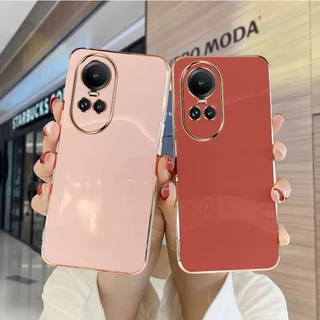 เคส OPPO Reno 10 Pro 5G Reno 8T 5G Reno 8Z 5G Reno 7Z 5G Reno 8 Reno 7 Reno 10 5G เคสโทรศัพท์มือถือแฟชั่น ขอบตรง สําหรับ ZB