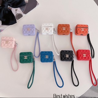 เคสหูฟังหนังนิ่ม กันกระแทก ลายเพชร พร้อมพวงกุญแจ แฟชั่นหรูหรา สําหรับ Airpods Pro2 3 2 1 Pro