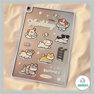 เคส PC กันกระแทก ลายการ์ตูนสุนัขน่ารัก สําหรับ IPad Air 3 Pro 10.5 IPad Pro 11 2022 2021 2020 Air 4 Air 5 10.9