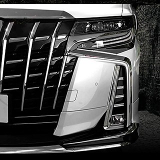 แถบไฟตัดหมอก โครเมี่ยม ติดกันชนหน้า สําหรับ Toyota Alphard 30 Series