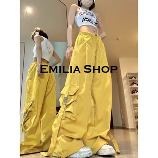 EMILIA SHOP  กางเกงขายาว กางเกงขายาวผู้หญิง สไตล์เกาหลี  พิเศษ ins Comfortable ทันสมัย A90M0B2 36Z230909