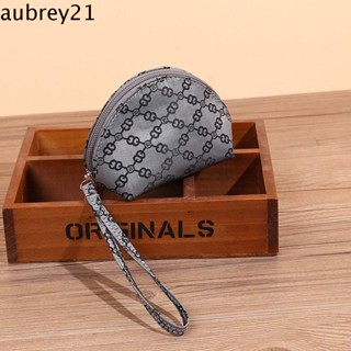 Aubrey1 กระเป๋าใส่เหรียญ หนัง PU อเนกประสงค์ สไตล์เกาหลี สําหรับผู้หญิง