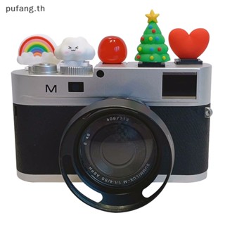 Pufang SLR ฝาครอบป้องกันกล้อง กันฝุ่น ลายการ์ตูนเมฆน่ารัก สําหรับ Canon 200d Nikon Sony Fuji xt30 xt4 5