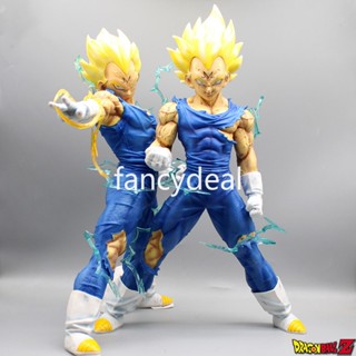 โมเดลฟิกเกอร์ PVC รูปปั้นอนิเมะ Dragon Ball Vegeta Super Saiyan Majin Vegeta ขนาด 45 ซม. ของเล่นสําหรับเด็ก