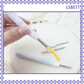 [Lebet] ชุดอุปกรณ์ปากกาปักผ้า ใช้ง่าย แฮนด์เมด DIY สําหรับผู้ใหญ่