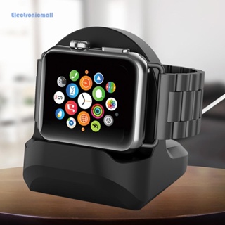 [ElectronicMall01.th] แท่นชาร์จซิลิโคน กันลื่น แบบพกพา สําหรับ Apple Watch 1 2 3 4 5 6 SE