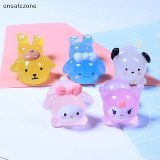 SANRIO Ozth กิ๊บติดผมเรซิ่น เนื้อแมตต์ ลายการ์ตูนซานริโอ้น่ารัก สามมิติ 5 ชิ้น