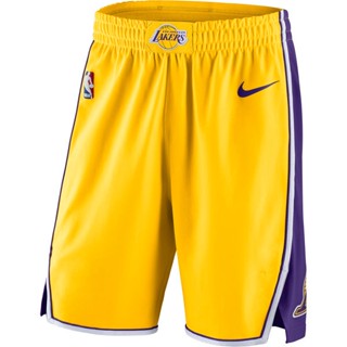 【Swingman】กางเกงขาสั้น Nba Los Angeles Lakers สีเหลือง สําหรับผู้ชาย