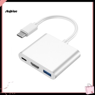 [Sy] 4 in 1 อะแดปเตอร์แปลงการ์ดรีดเดอร์ Type-C เป็น HDMI สําหรับ MacBook