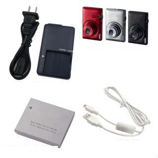 อุปกรณ์ชาร์จแบตเตอรี่กล้องดิจิทัล NB-4L สําหรับ Canon IXUS 30 40 50 60 65 70 75