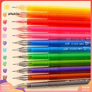 Y" ชุดเครื่องเขียน ปากกาเจล ลายการ์ตูนดาวน่ารัก 12 สี สําหรับนักเรียน