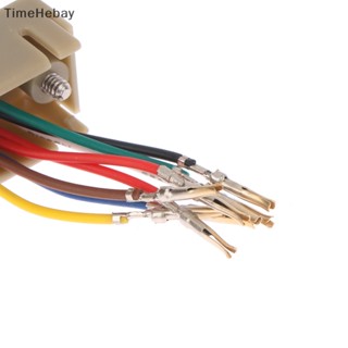 Timehebay อะแดปเตอร์เชื่อมต่อ 9 Pin DB9 RS232 Male Female To RJ45 DB9 สําหรับคอมพิวเตอร์ EN