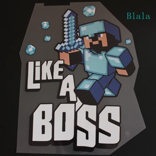 แผ่นสติกเกอร์รีดร้อน ลาย Blala Like A DIY สําหรับติดตกแต่งเสื้อผ้า