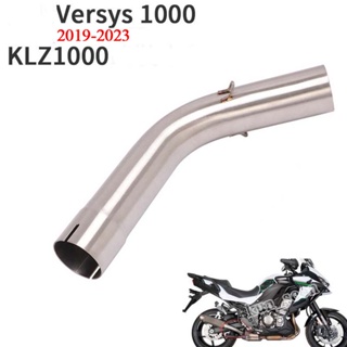 ท่อไอเสีย แบบสวมกลาง ดัดแปลง สําหรับ Versys1000 KLZ1000 2019-2023