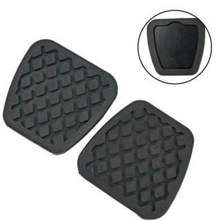 แผ่นยางเหยียบเท้า สีดํา สําหรับ Honda Pedal Pad Set 46545-SA5-000 2 ชิ้น