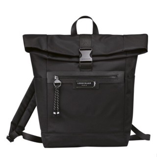 【PROMO 2022 ลิมิเต็ดอิดิชั่น 】 longchamp Green District Sunday กระเป๋าเป้สะพายหลัง กระเป๋านักเรียน