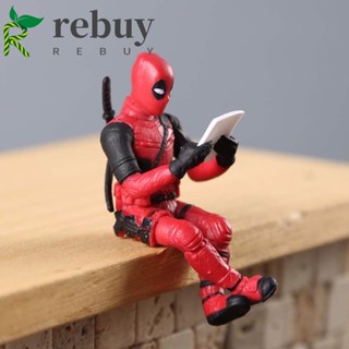 Rebuy โมเดลฟิกเกอร์ Deadpool รูปปั้นการ์ตูนมาร์เวล ของเล่น ของสะสม สําหรับเด็ก