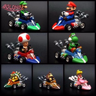 โมเดลฟิกเกอร์ PVC รูปการ์ตูนอนิเมะ Dragon Kart Super Mario ของเล่นสําหรับเด็ก