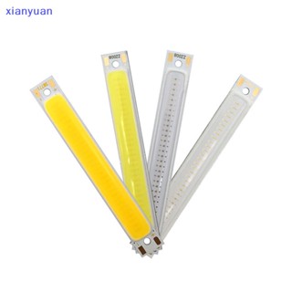 Xianyuan แถบไฟ LED COB 3V-4V DC 60 มม. 8 มม. 1W 3W สีขาว น้ําเงิน แดง สําหรับจักรยาน DIY XY